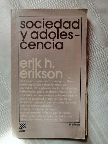 Sociedad Y Adolescencia Erik H. Erikson 