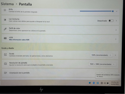 Hp Litebook 840 G8 Intel Core I7/16 Ram/256gb/display Touch Gris (Usado)