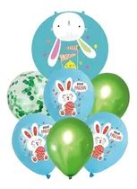 Comprar 7 Globos De Conejo De Pascua Globos De Pascua Globos Conejo