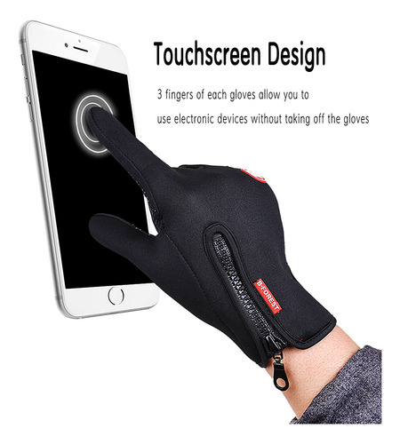 Guantes De Ciclismo Térmicos Deportivos Para Esquí Y Senderi