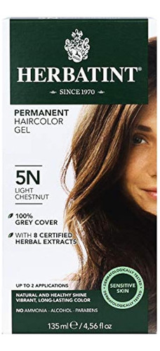 Herbatint Herbal Haircolor Gel Permanente 5n Light Chestnut 