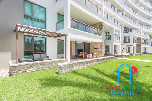 Cad La Isla Bali 105. Depa De Playa. Terraza Con Acceso Y Vista Al Jardín Privativo Y Al Mar