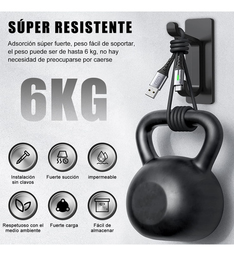Perchero Pared 4 Pcs Ganchos Abrigos Acero Inoxidable Autoad