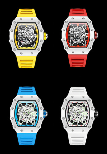 Reloj Luminoso Onola On3827w Con Calendario De Cuarzo Color De La Correa Amarillo