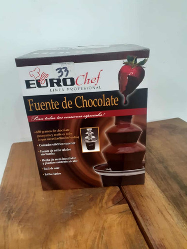 Fuente De Chocolate De 2 Pisos Eurochef