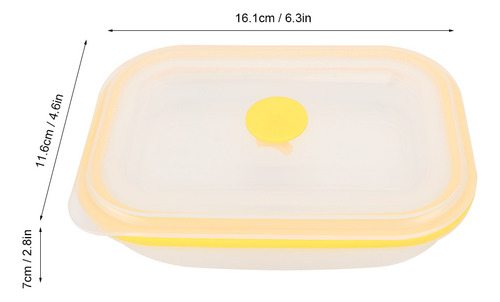 Silicona Portátil Rectangular Apta Para Uso Alimentario, 600