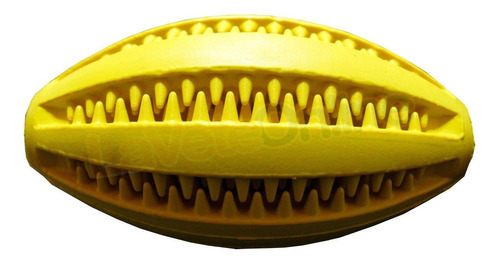 Pelota Rugby Limpia Dientes Rellenable Menta Resistente Tpr