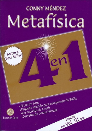 Libro Metafisica 4 En 1. Vol. 3âº