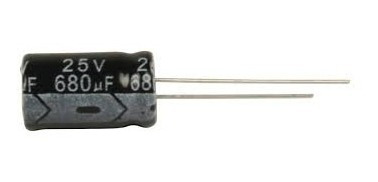 Condensador Capacitor Electrolitico 680uf 25v 5 Unidades