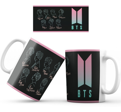 Mug Pocillo Taza Bts K-pop