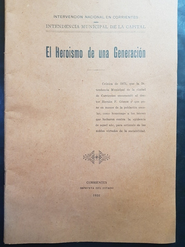 El Heroísmo De Una Generación. 50n 859