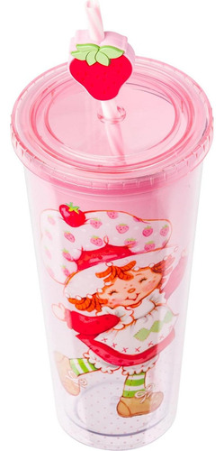 Vaso Frío De Plástico Silver Buffalo 24oz Fresa Shortcake