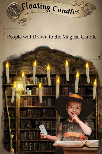 12 Velas Flotantes De Harry Potter Con Control Remoto, Funci