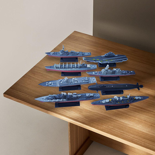Buque De Guerra Modelo 8x, Barco Modelo 4d