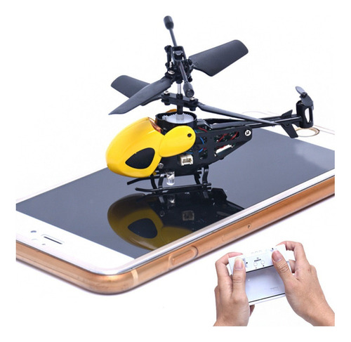 * Regalo Rc 2ch Mini Rc Helicóptero Aviones De Radio Control
