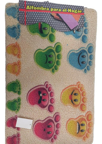 Felpudo Alfombra Ambiente Bienvenido Pvc 38x58 