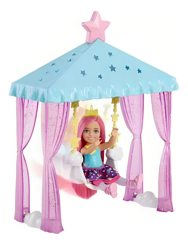 Muñeca Barbie Dreamtopia Chelsea Magic Cloud Balance Hlc27 Mattel juguete infantil mágico