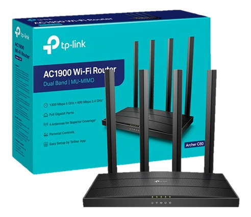 Router Tplink Archer C80 Ac1900 Dualband