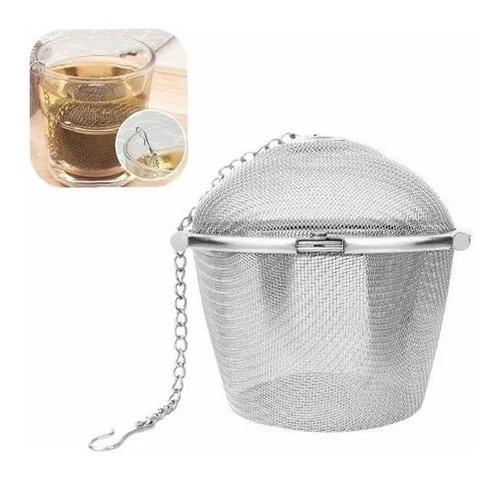 Infusor De Té En Hebras Acero Inoxidable Filtro X 10unidades