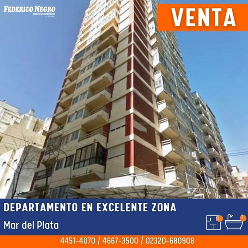 Imagen 1 de 12 de Departamento En Venta En Mar Del Plata