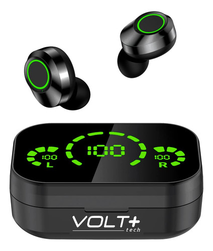 Volt Plus Tech Wireless V5.3 Led Pro Auricular Para Blu 5.5