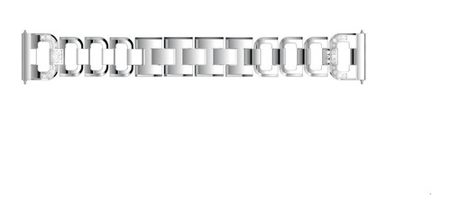 Imagen 4 de 4 de Correa Extensible Galaxy Watch Active 42mm Eslabon Diamantes