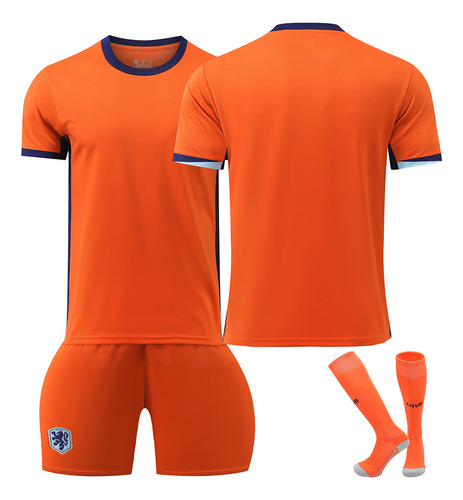 2024 Netherlands Euro Cup Soccer Uniforms No. 4 No. 10 No. 1