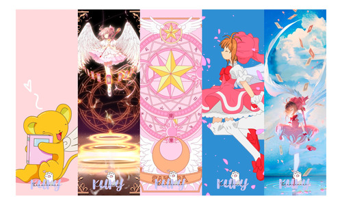 Pack 3 Separadores De Paginas Anime Sakura Card Captor