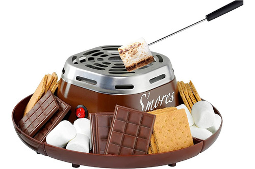 Indoor Electric S'mores Maker Acero Inoxidable C/4 Bandejas