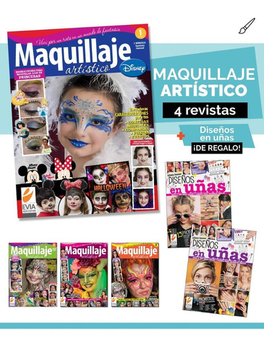 Promo Pack Maquillaje Artistico - 4 Revistas -  