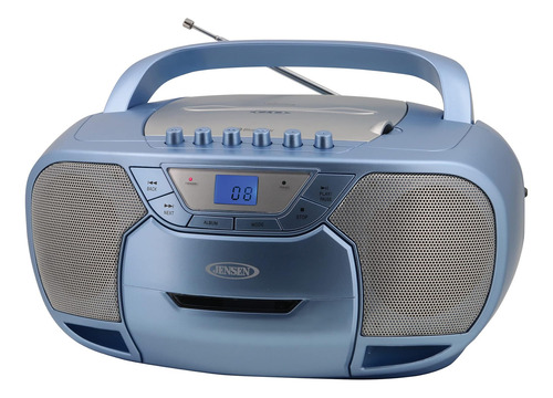 Jensen Cd-590-bl Cd-590 Cd Y Casete Estéreo Portátil De 1 Va