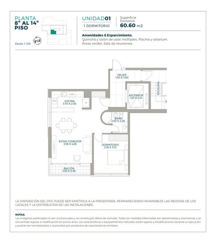 Urquiza 1900 - Departamento En Venta De 1 Dormitorio En Rosario
