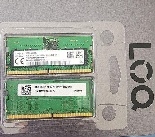 Memoria Dual Channel 16gb Lenovo/hp Sodimm Ddr5 5600mhz (Usado)