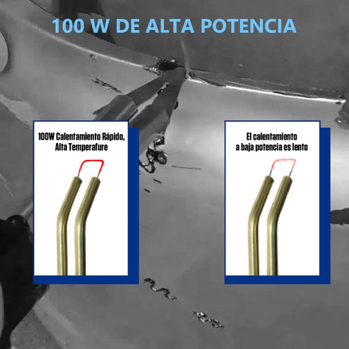 Kit De Soldador De Plástico De 100 W Con 400 Grapas Color Rojo Autool