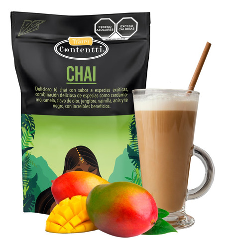 Te Chai Mango 125g Fácil Preparación Tibiri Contentti