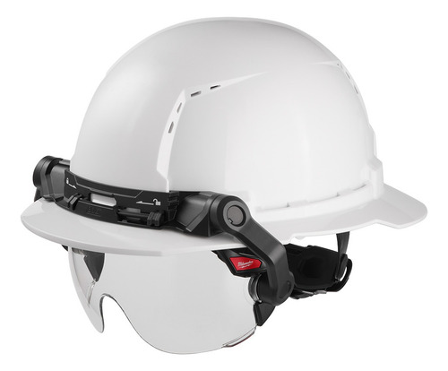 Lente Transparente Doble Capa Para Cascos Milwaukee 48731410 Cristal Blanco