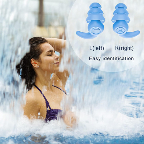 Q 3 Pares De Reutilizables Tapones Impermeables Para Los