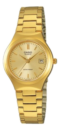 Ltp-1170n-9ardf - Reloj Casio P/m Dorado Calendario Dama