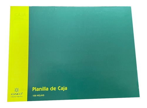 Talonario Planilla De Caja Grande X 100 Hjs Doble Columna