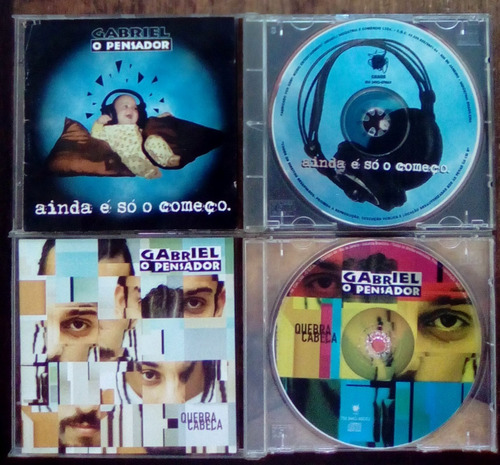 2x Cd Gabriel O Pensador Ainda É Só O Começo / Quebra-cabeça