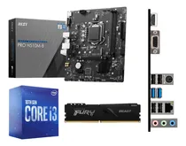 Comprar Kit Actualización Intel Core I3 10100, Mother H510, 8gb Ram