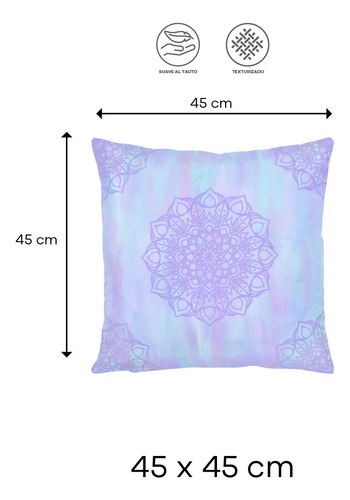 Funda Para Cojín Lila-rosa
