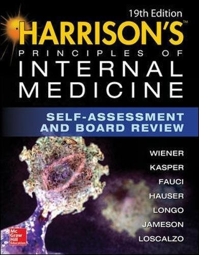 Harrison's Principles Of Internal Medicine Self-assessment And Board Review, De Charles M. Wiener. Editorial Mcgraw-hill Education, Tapa Blanda En Inglés