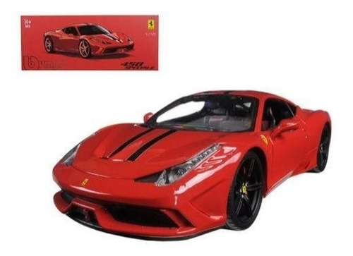 Miniatura Ferrari 458 Speciale Ferrari Signature 1:18 Burago