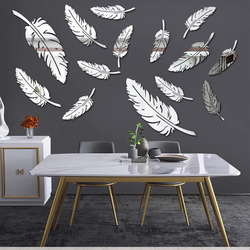Calcomanías Y Pegatinas Farcauo Con Espejo 3d Para Decoració