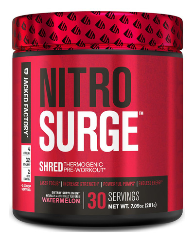 Nitrosurge Suplemento De Trituración Previo Al Entrenamiento