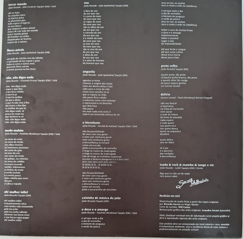 Lp Secos & Molhados Secos & Molhados (com Encarte) (Usado)