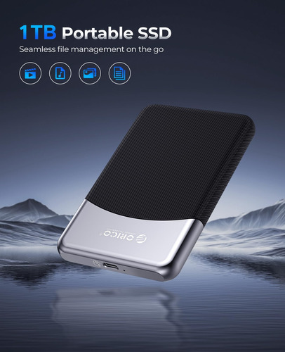 Ssd Externo 1 Tb Usb C 3.2 Rápido Y Resistente Al Polvo