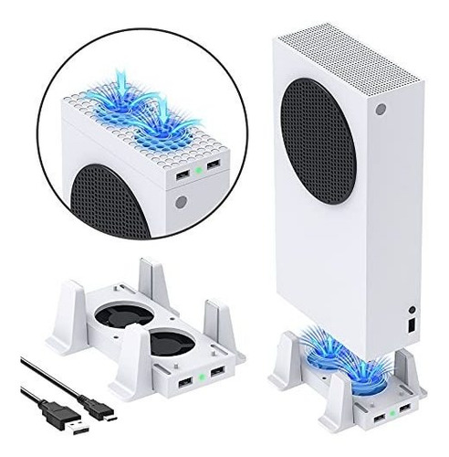 Soporte De Refrigeracion Compatible Con Xbox Series S Blanco