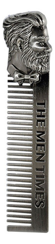 B Peineta Para Barba Metal Barber Combs Para Hombre